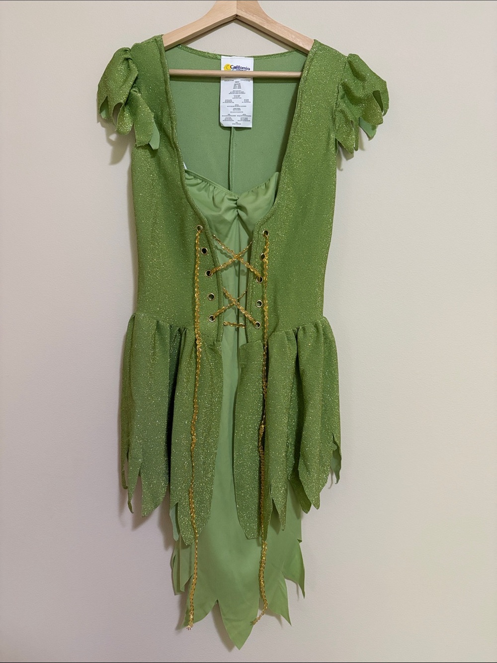 California Costumes Tinkerbell Green Fairy Dress & Wings
